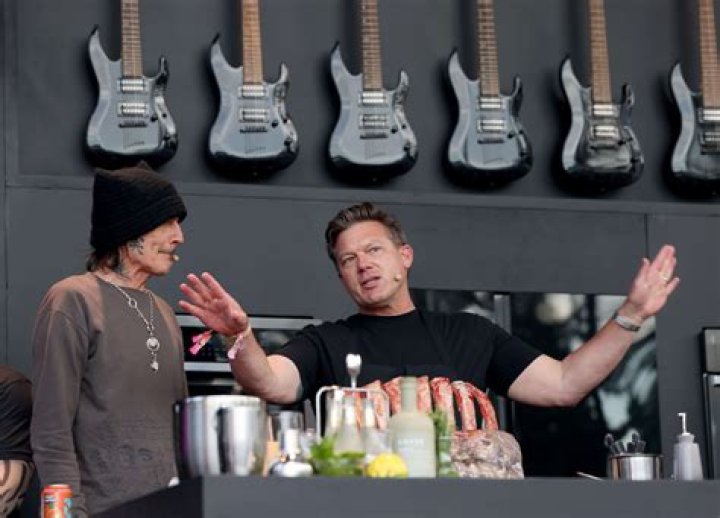 The chef and the musician got married in 2005 and tend to keep their relationship private