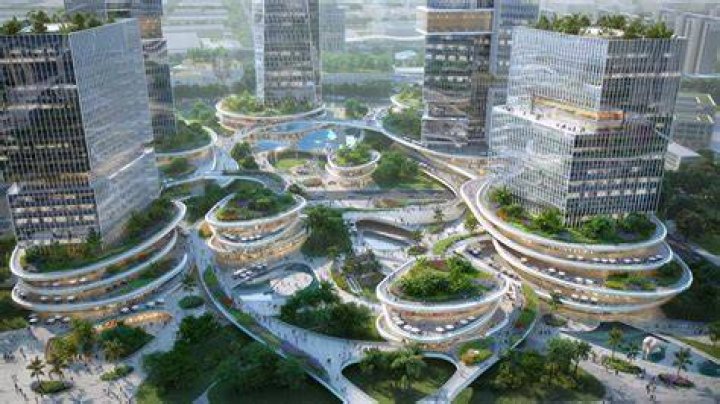 The cities are designed to be sustainable