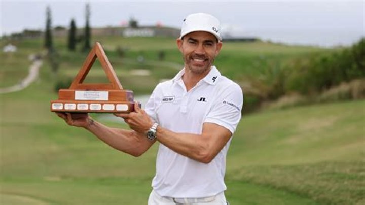 The Colombian golfer could not back the tears when talking of his little girl's brave battle just last month