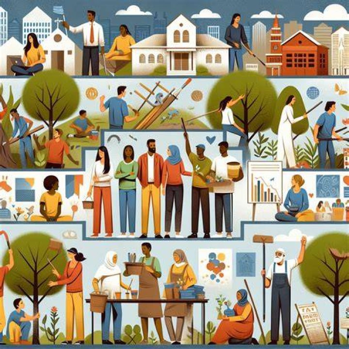 The community will help construct the village