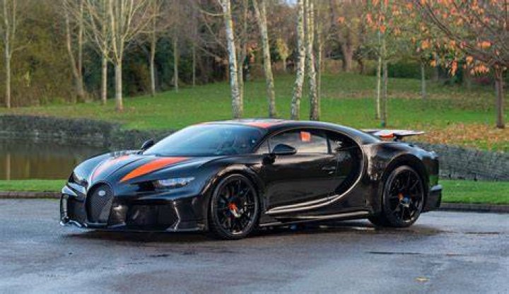 The custom Chiron Super Sport did not come with a published price tag, but it's likely well above the normal price tag of nearly $4 million