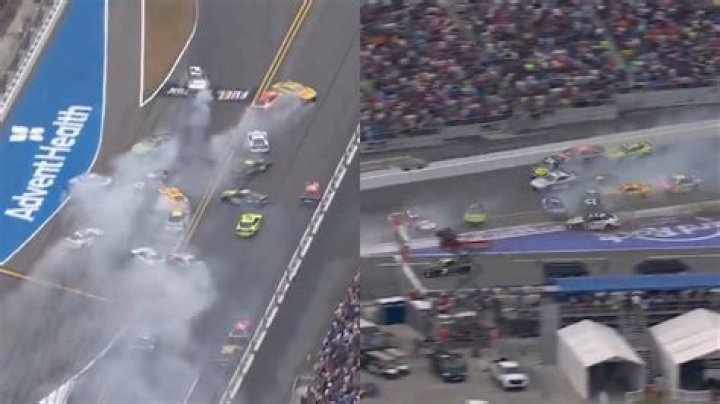 The Daytona 500 included multiple crashes