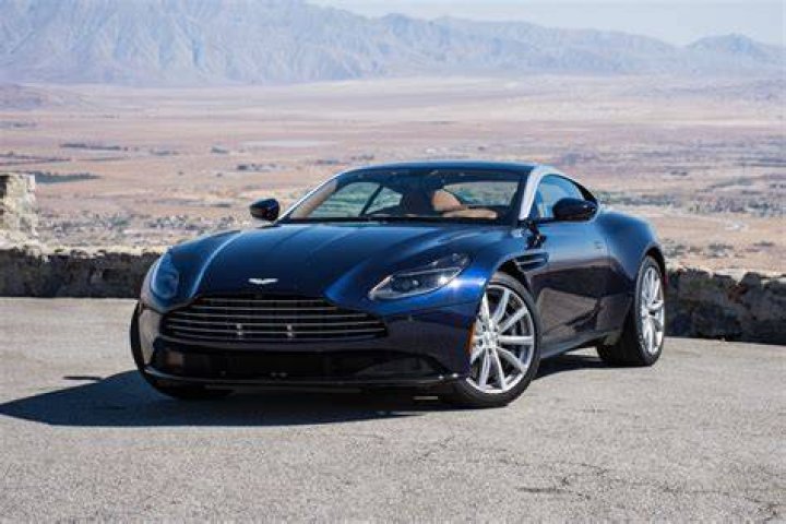 The DB11 is powered by a V12 engine and sits behind 600 horsepower