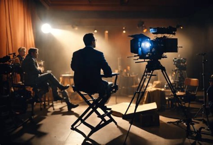 The director on the set of Virgin Territory with Tim Roth