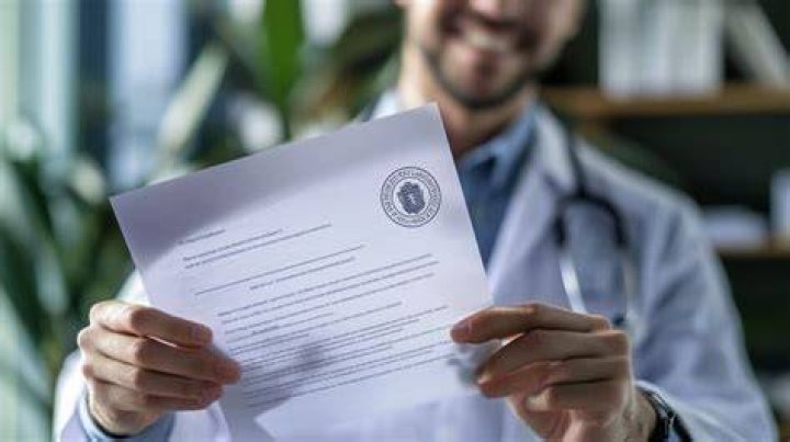 The doctor marked out how he was going to do the surgery