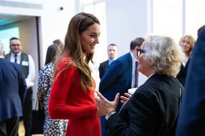 The Duchess of Cambridge spoke with holocaust and genocide survivors after the ceremony