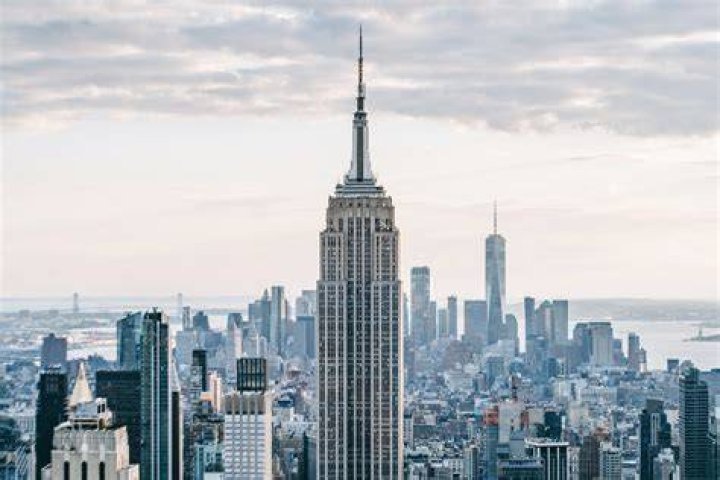 The Empire State Building was lit up on the Fourth of July
