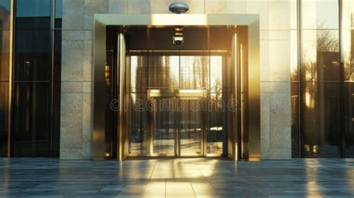 The entrance into the heavily guarded area is spookily dark and leads out into the outer grounds