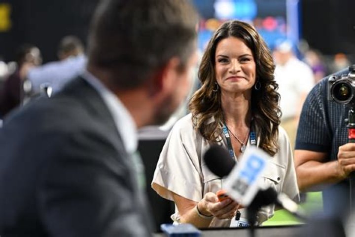 The ESPN analyst claimed he was stuck in terrible traffic ahead of the game on New Year's Day