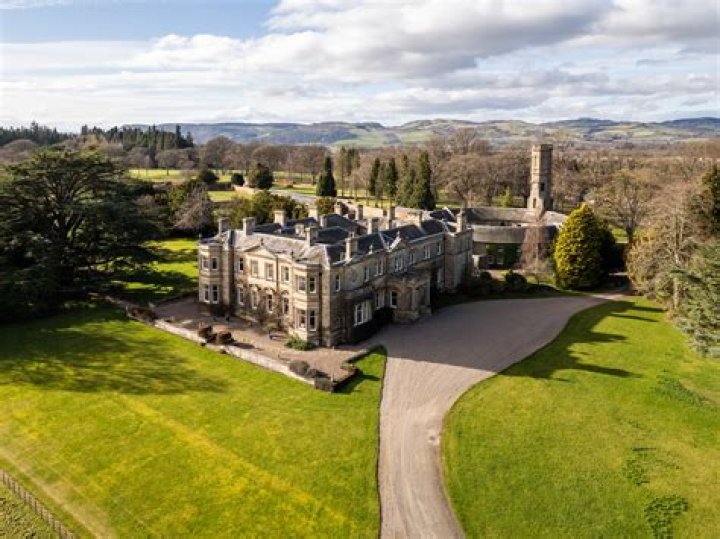 The estate's lavish design draws influence from Italy and European palaces