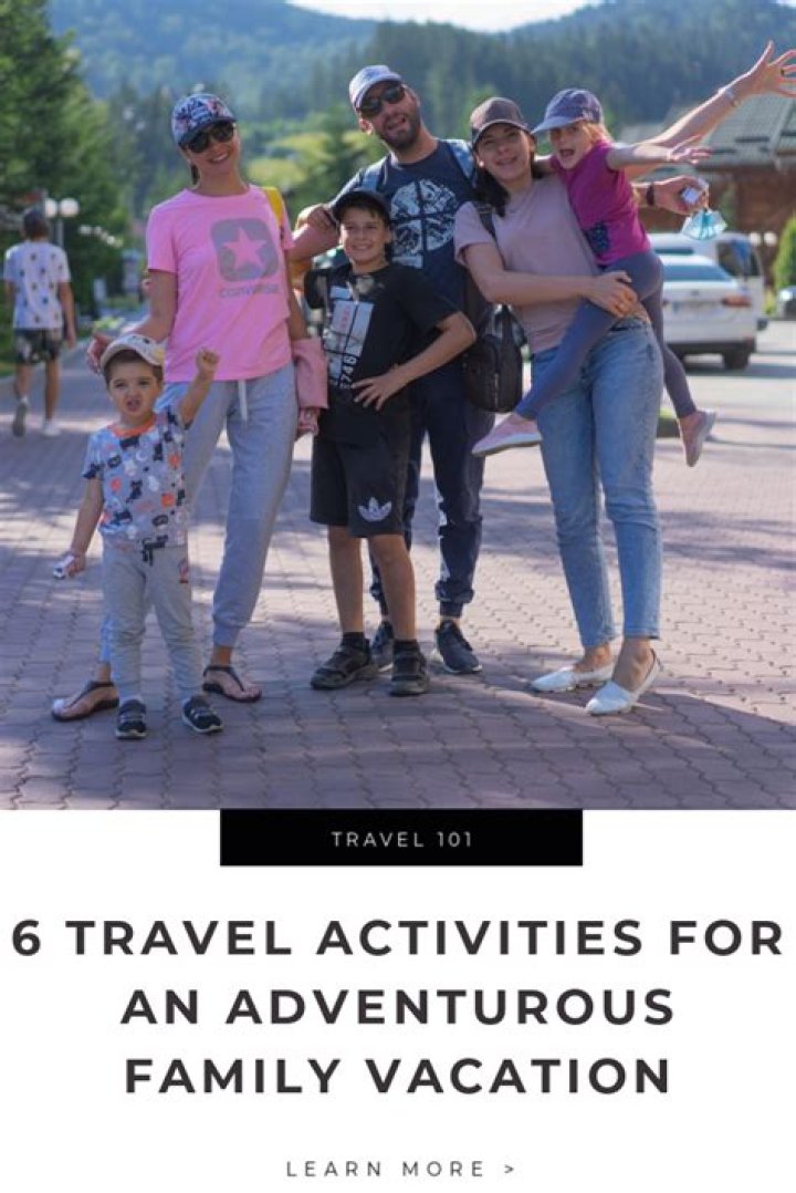 The family got adventurous on their holiday