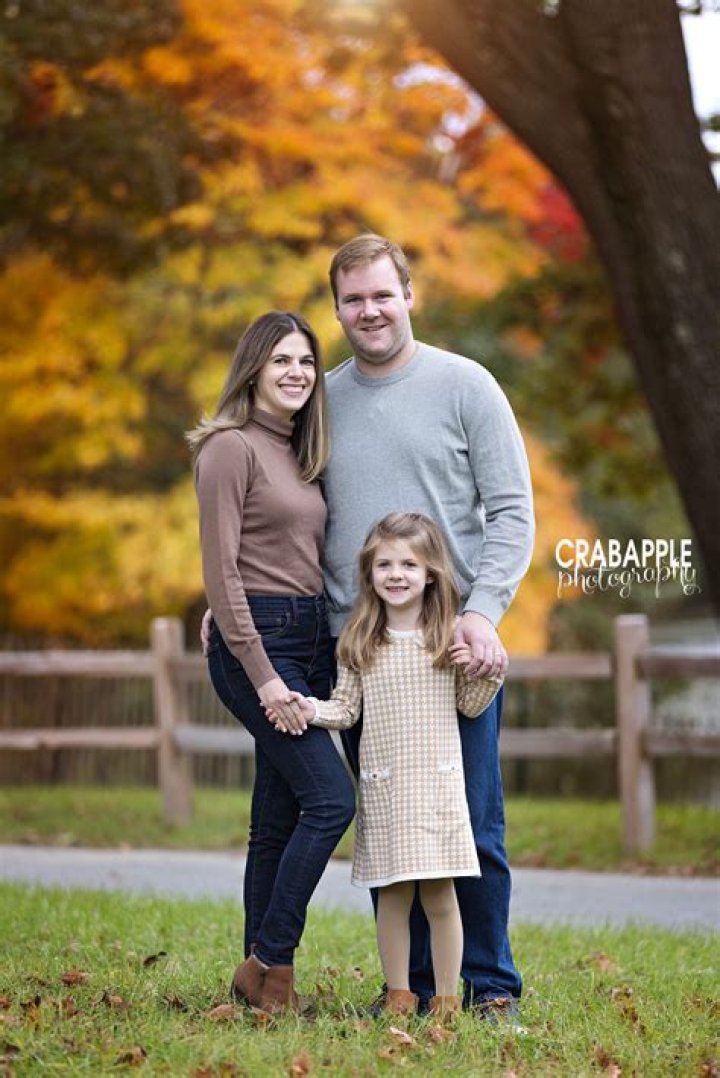  The family pose for a snap together with an amazing backdrop