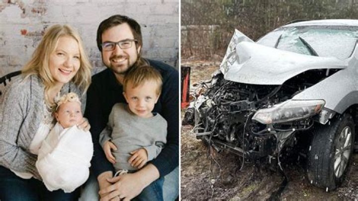The family ran over broken glass to escape the fire