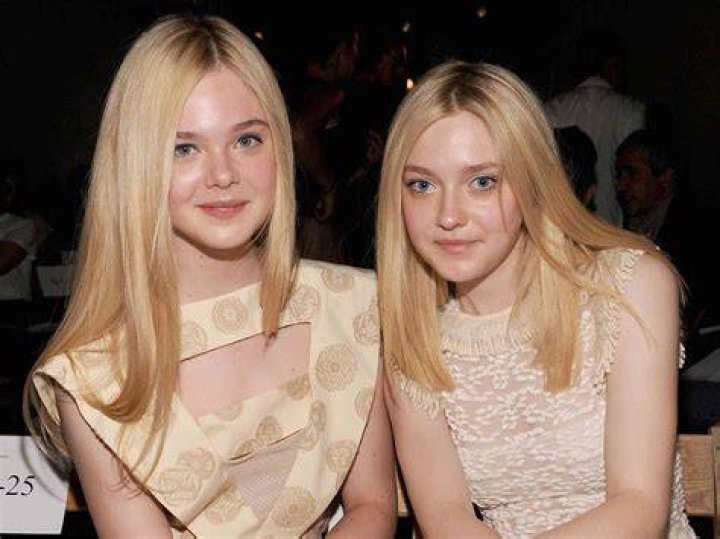  The Fanning sisters - Dakota and Elle - have both grown from their on-screen debut in I Am Sam, as child actors and still look alike