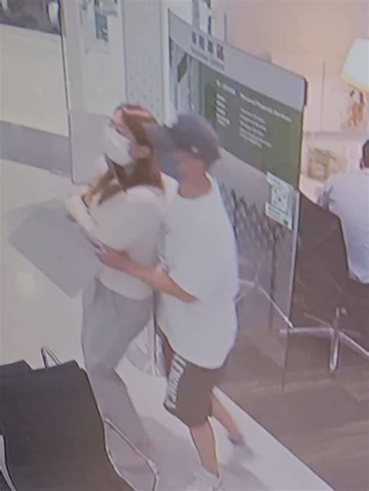 The female worker grabbed a BROOM and started whacking the customer with it