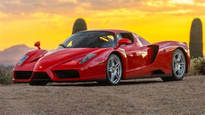  The Ferrari Enzo is said to be worth a staggering &pound;2m