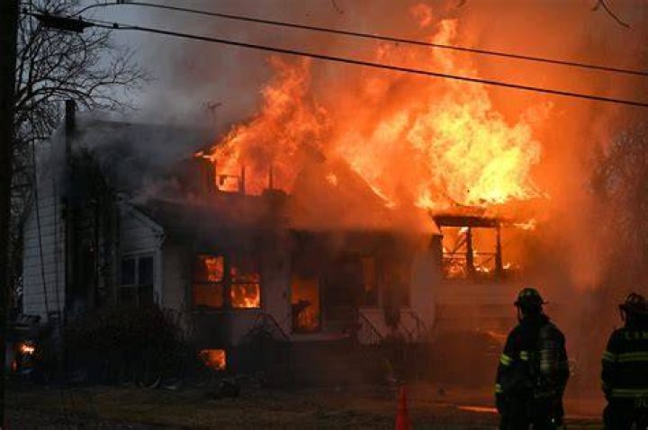 The fire left the family struggling to breathe