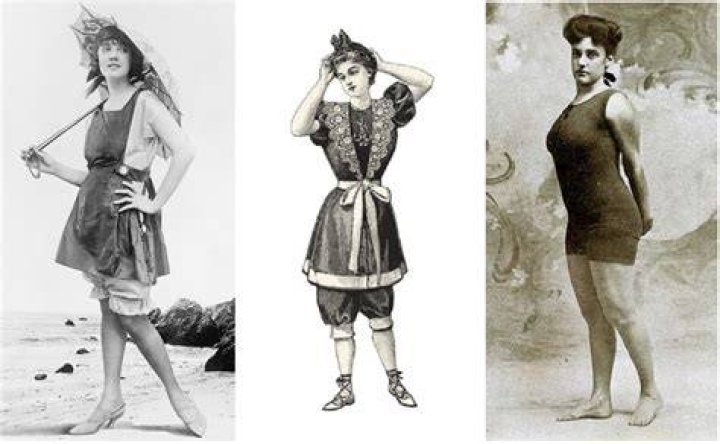 The first bathing suit they tried gave them ample cleavage and snatched their waists