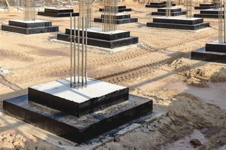 The foundations of the large temple