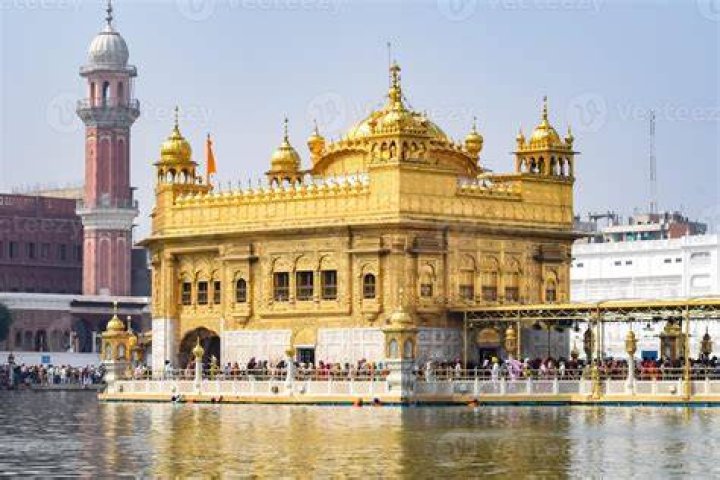 The Golden Temple in India is one of the most sacred sites for Sikhs