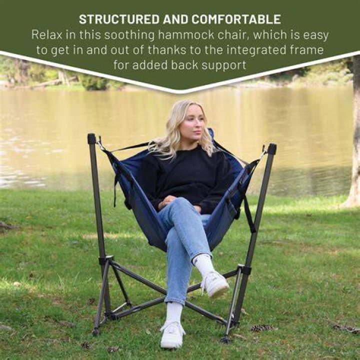 The hammock, beach chairs and parasol complete the beach look