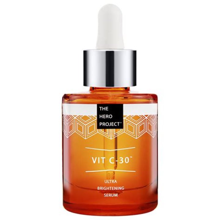  The Hero Project Vit C-30 Ultra Brightening Serum improved my tone but not the wrinkles