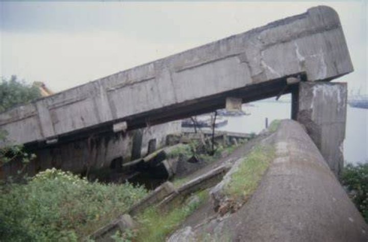 The huge Elbe II bunker in Hamburg was built to protect Germany's precious U-boats