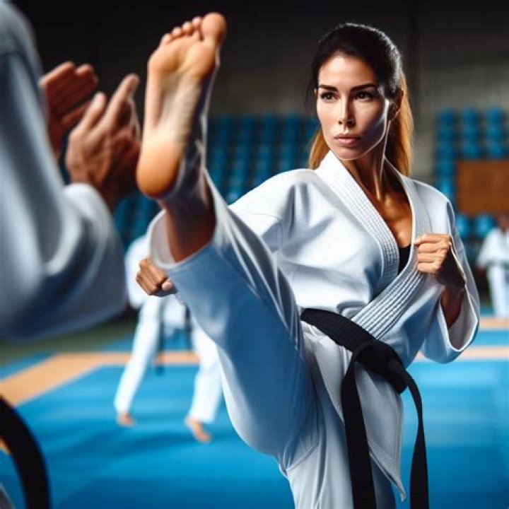  The Karate Hottie regularly poses for posts shared to her 1.4million Instagram followers