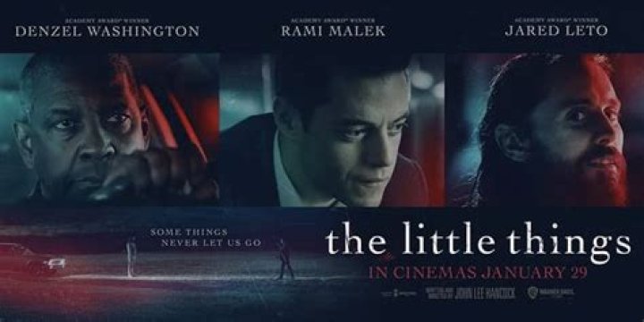 The Little Things,, stars Denzel Washington, Jared Leto and Rami Malek