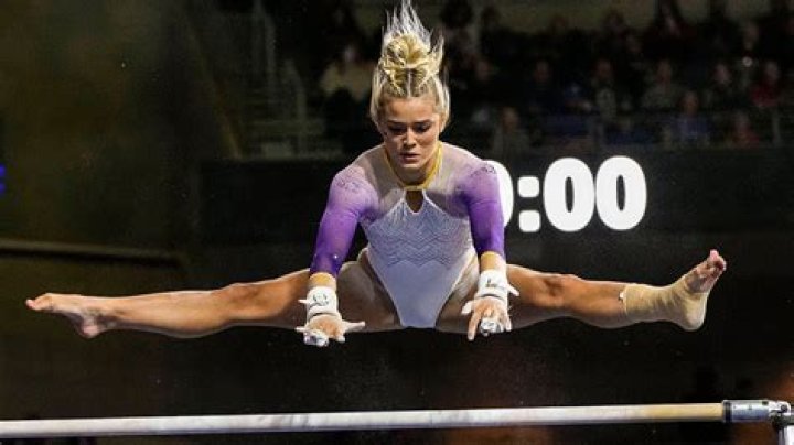 The LSU gymnast has shown off her Halloween outfit