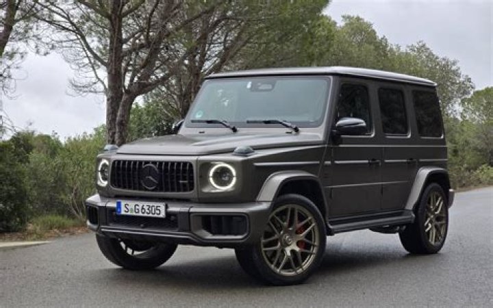 The Mercedes Benz G-Class is characterised by its boxy style and body-on-frame construction