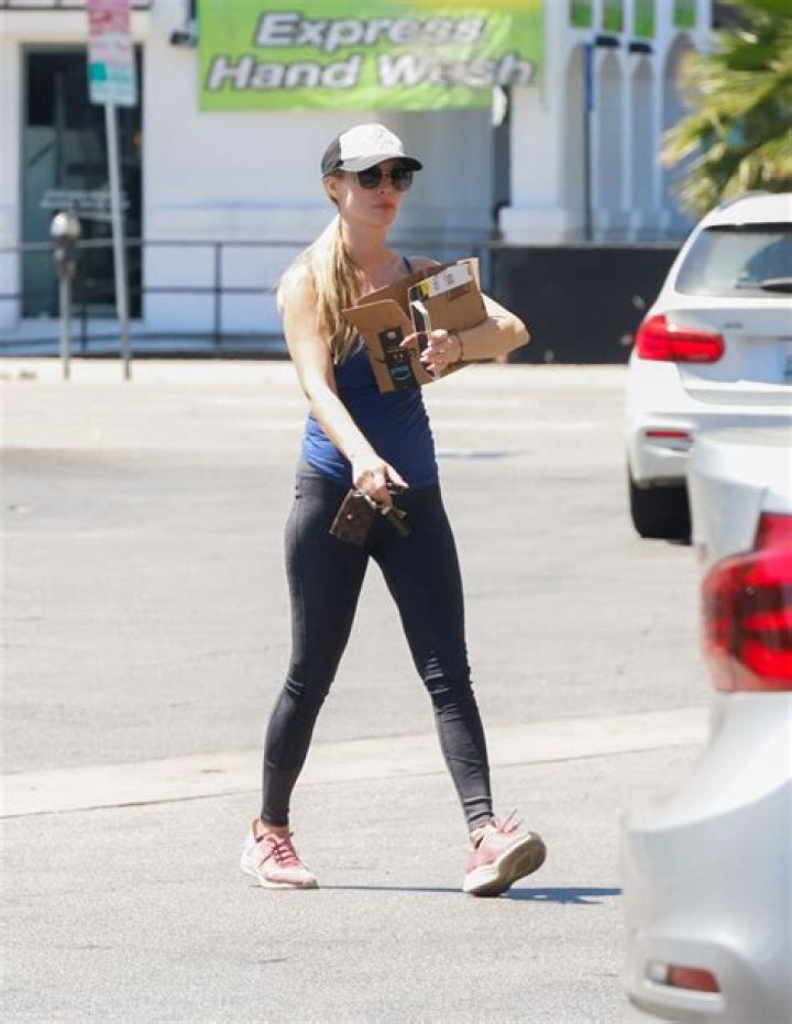 The model was running errands in Los Angeles