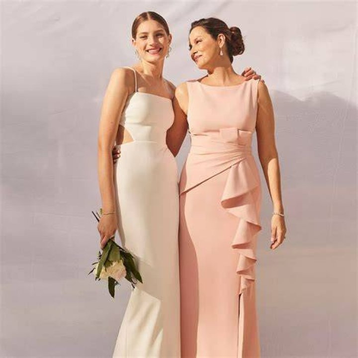 The mother of the bride's dress that she wore for her 1991 wedding