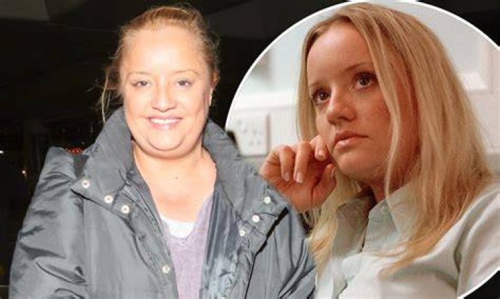 The Office star Lucy Davis, 49, revealed he slim frame as she worked out at home