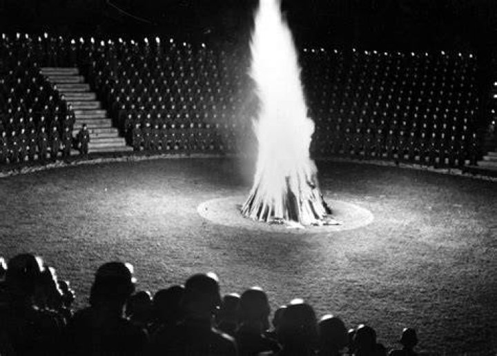 The old bonfire at the Dulwich Sport Club