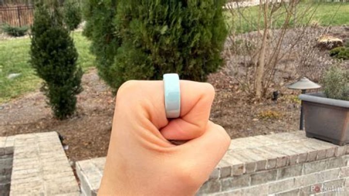 The Oura ring is bulky but light and easy to carry when you're out and about