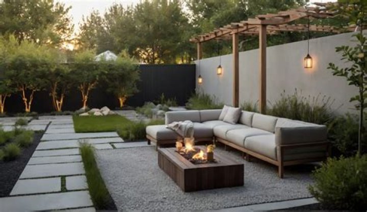  The outdoor area is one of the many spots for the pair to enjoy some quality time together
