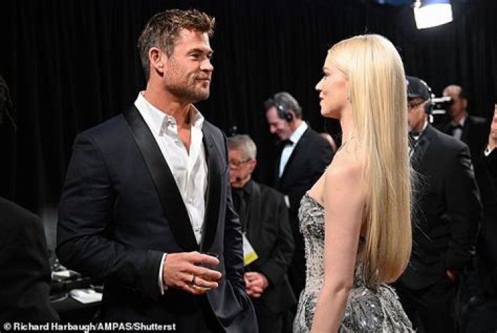 The pair chatted during the hand-off and went their separate ways