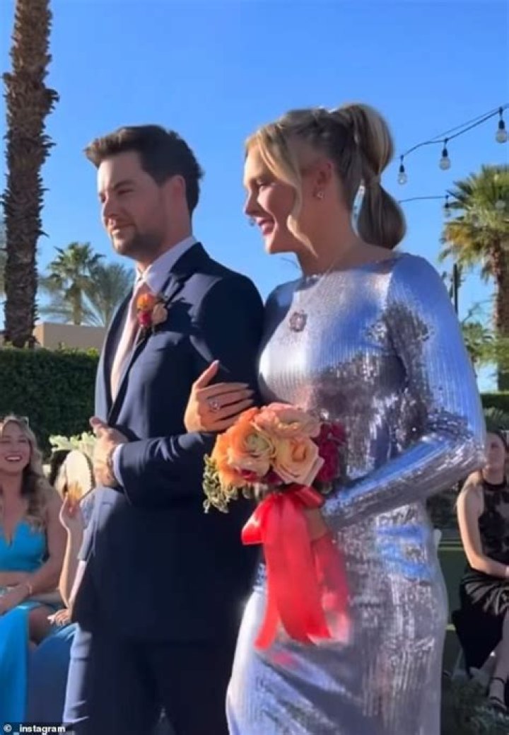  The pair walked down the aisle just 11 months after meeting