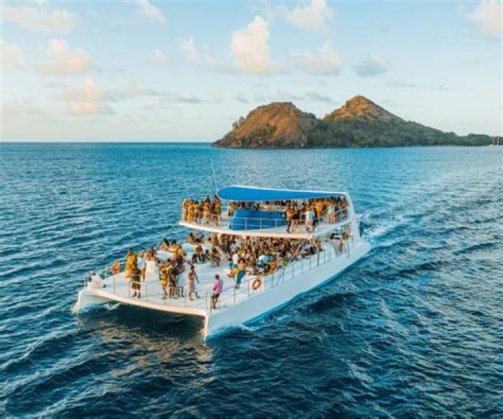 The party boat features a massive jacuzzi