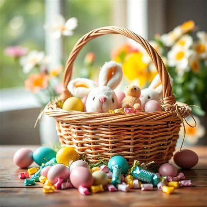 The Perfect Easter Basket by GiftTree I Filled with delicious goodies including a plush Easter pal!
