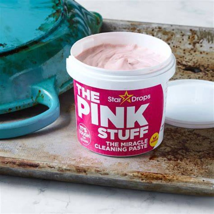 The Pink Stuff is a popular cleaning brand known to remove tough grease and marks