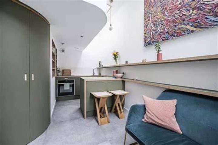 The pint-sized property has a wonderful nautical theme running through every room