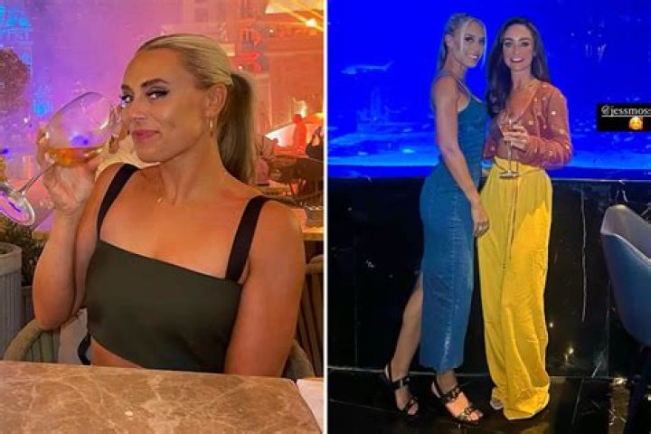 The presenter stunned on holiday in the summer