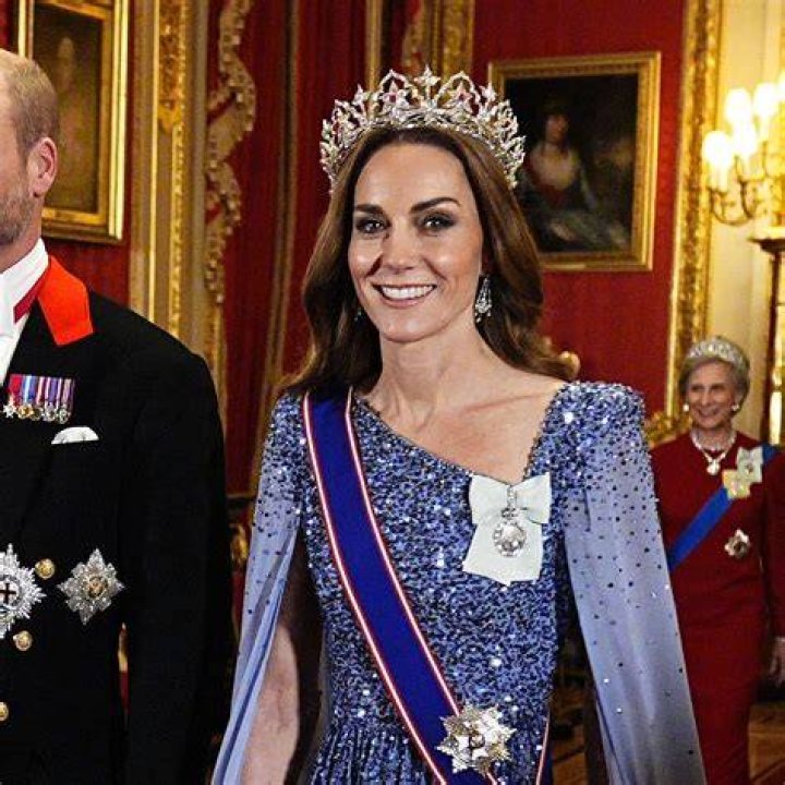 The Princess of Wales also keeps her shoulders down when she smiles to look more refined