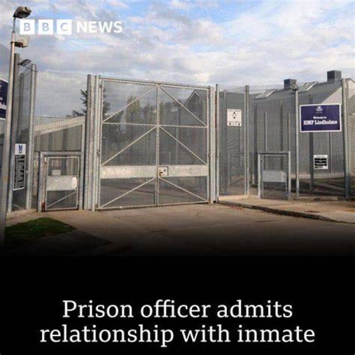 The prison officer admitted an inappropriate relationship with an inmate