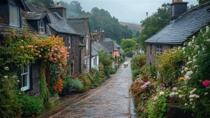 The quaint village was the setting for an ITV drama of the same name
