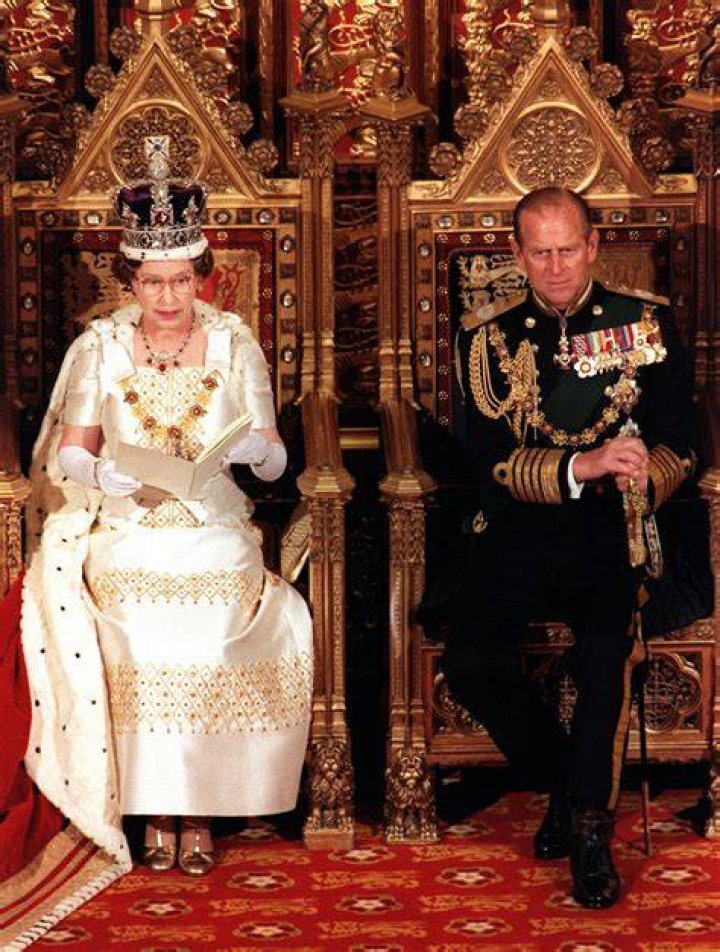  The Queen and Prince Philip with Nigerian President Olusegun Obasanjo in 2003