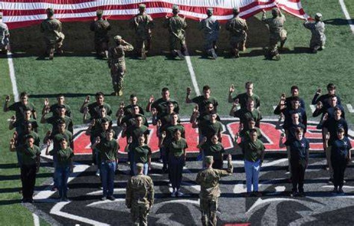 The recruits were part of the Los Angeles County Sheriff's Department