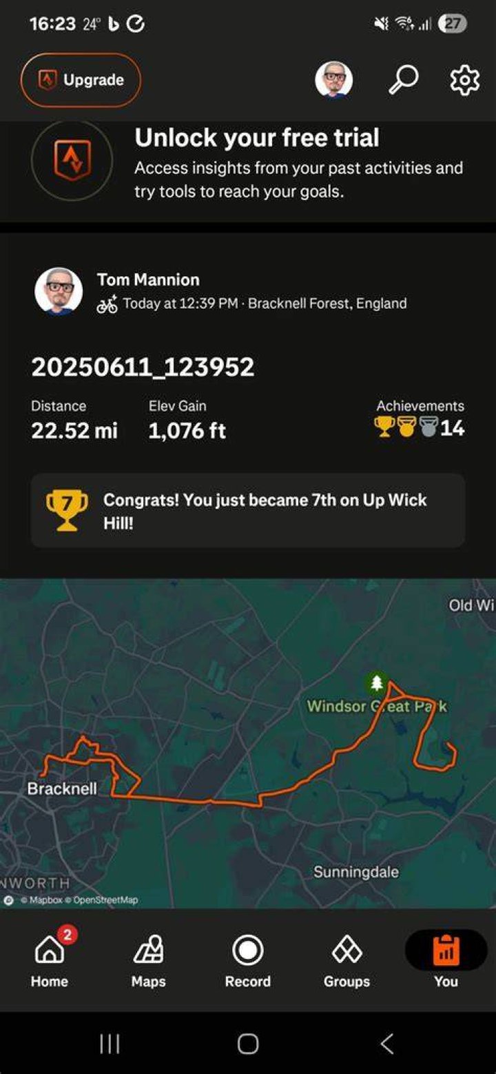The ride started off in Yonkers at around midday